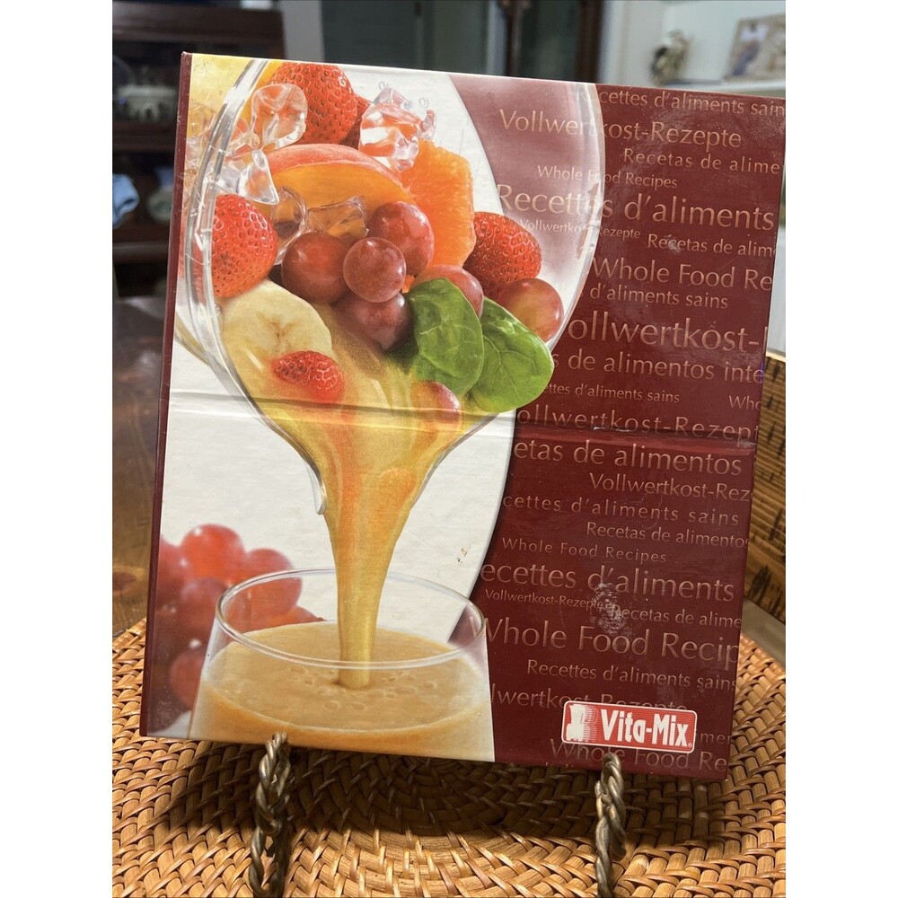 Vita-Mix 5200 Owners Manual Whole Food Recipe Cookbook 3-Ring Binder Vintage